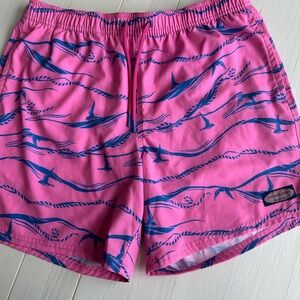 Vineyard Vines Pink and Blue Swim Shorts